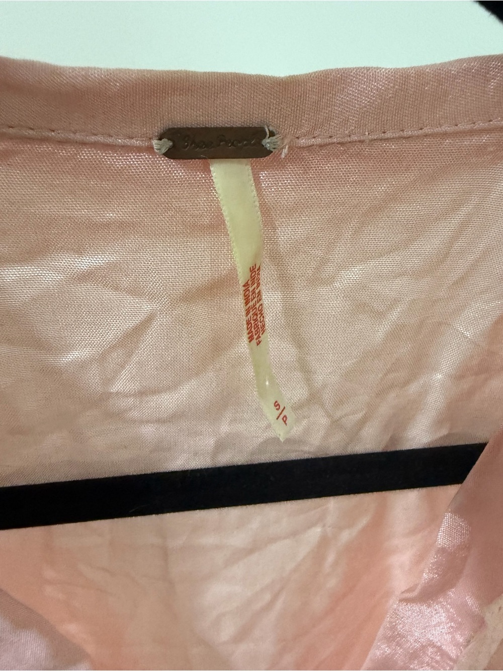 Free people Silky Lace-Trim Sleep Top in Blush Pink - Picture 5 of 6